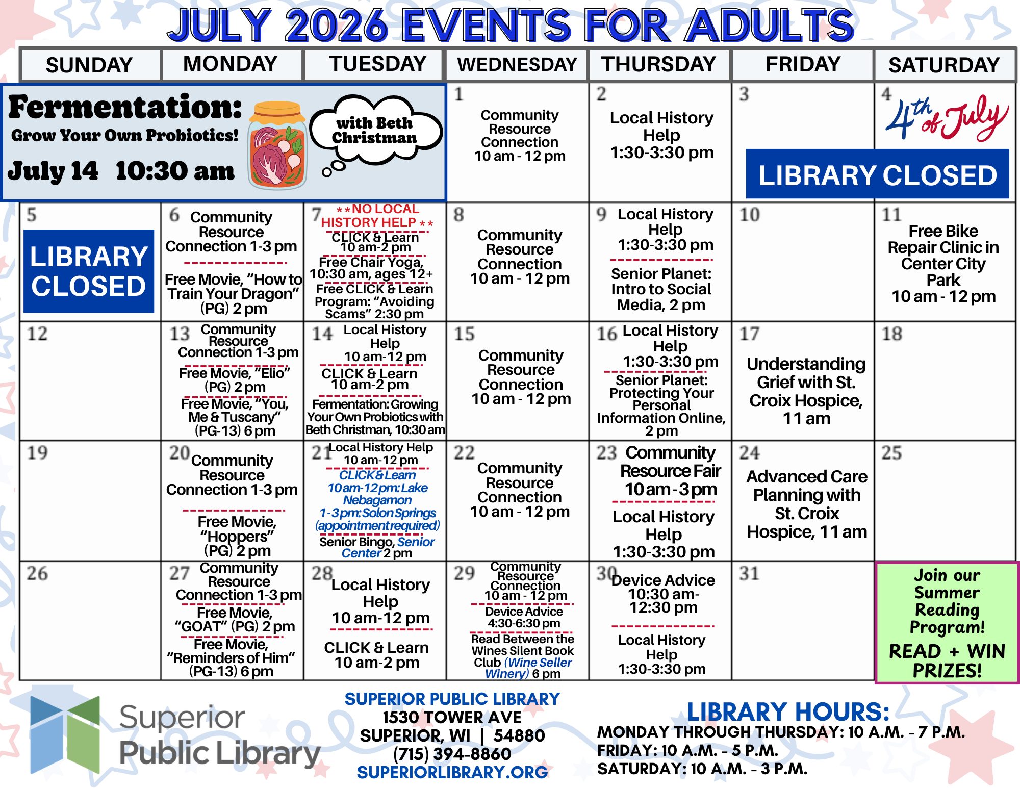 July 2026 Calendar of Events (3)
