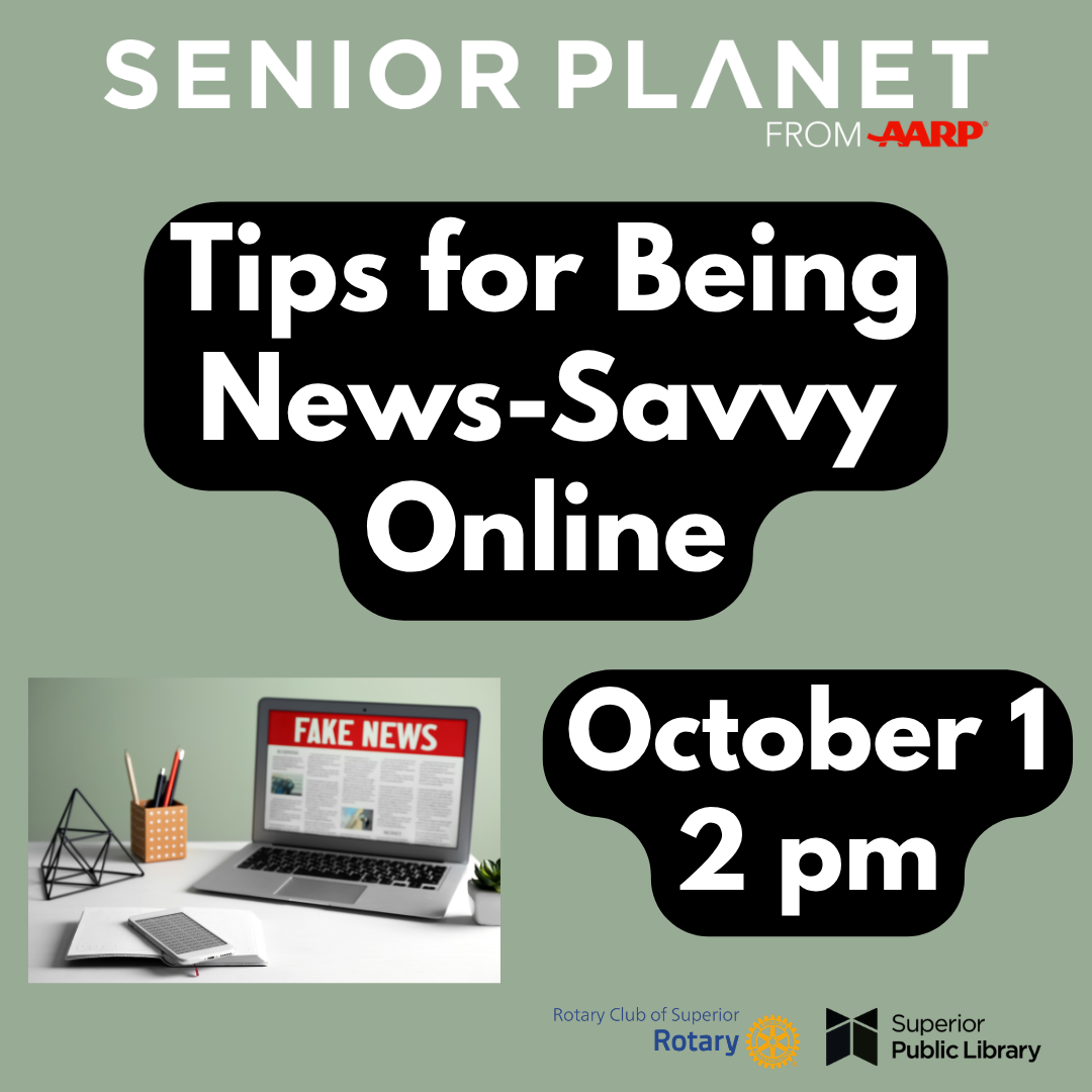 Senior Planet Being News-Savvy Online